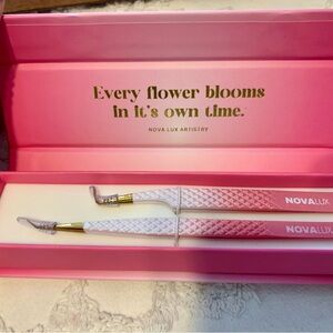 Nova lux artistry duo lash tweezers